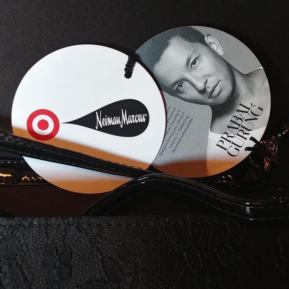 NEW! Prabal Gurung Nemain Marcus Lace Satin Clutch - Picture 7 of 8